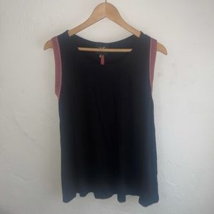 W5 Black sleeveless top
